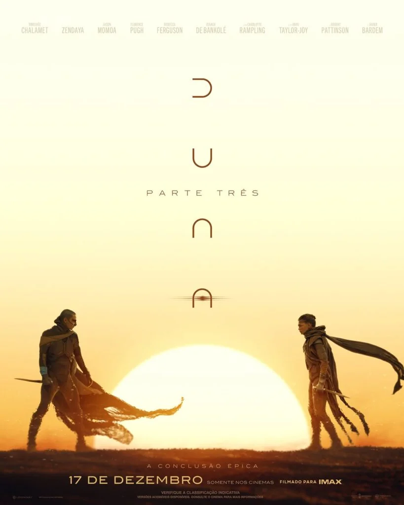 O capítulo final está chegando: Duna: Parte Três revela trailer eletrizante